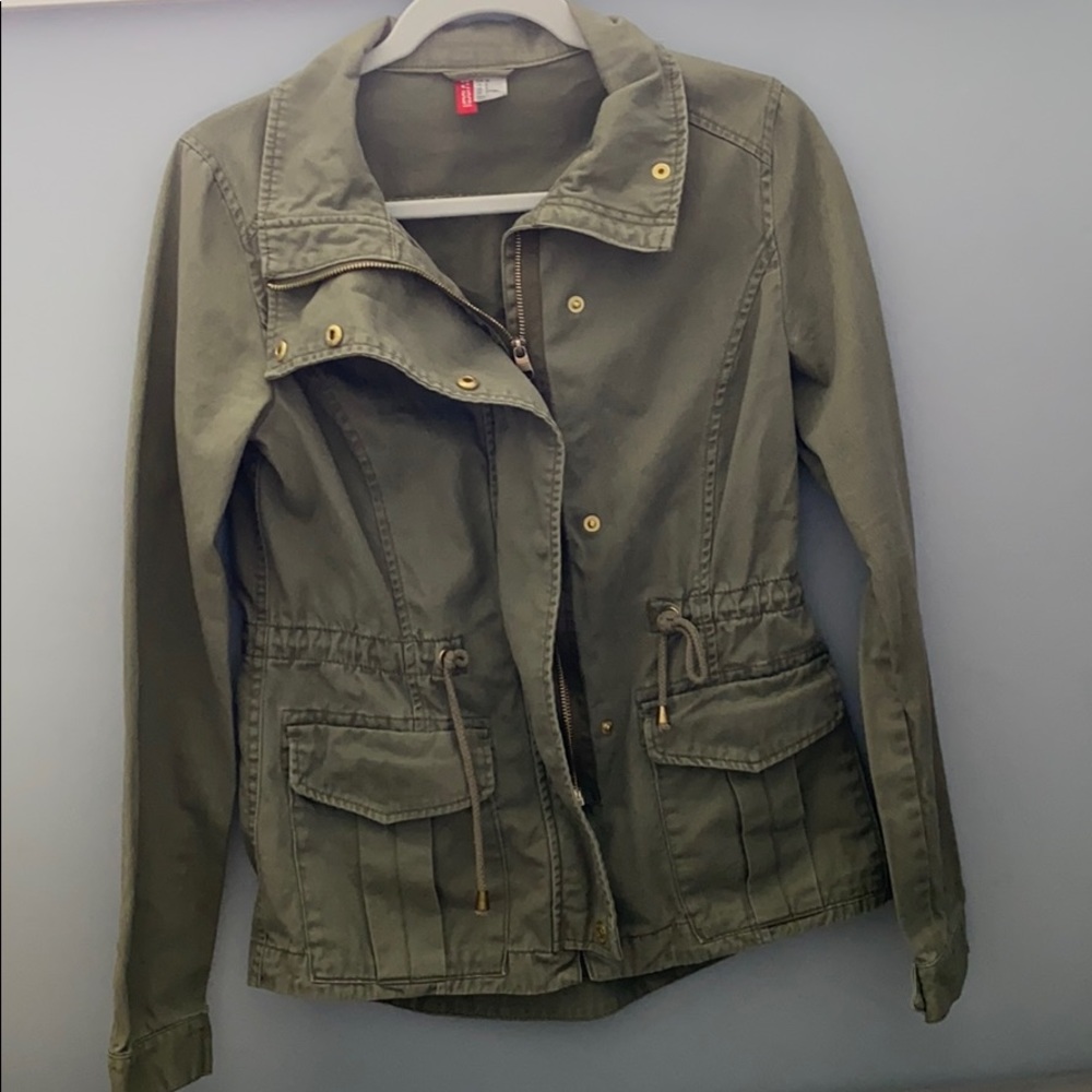 Army green jacket